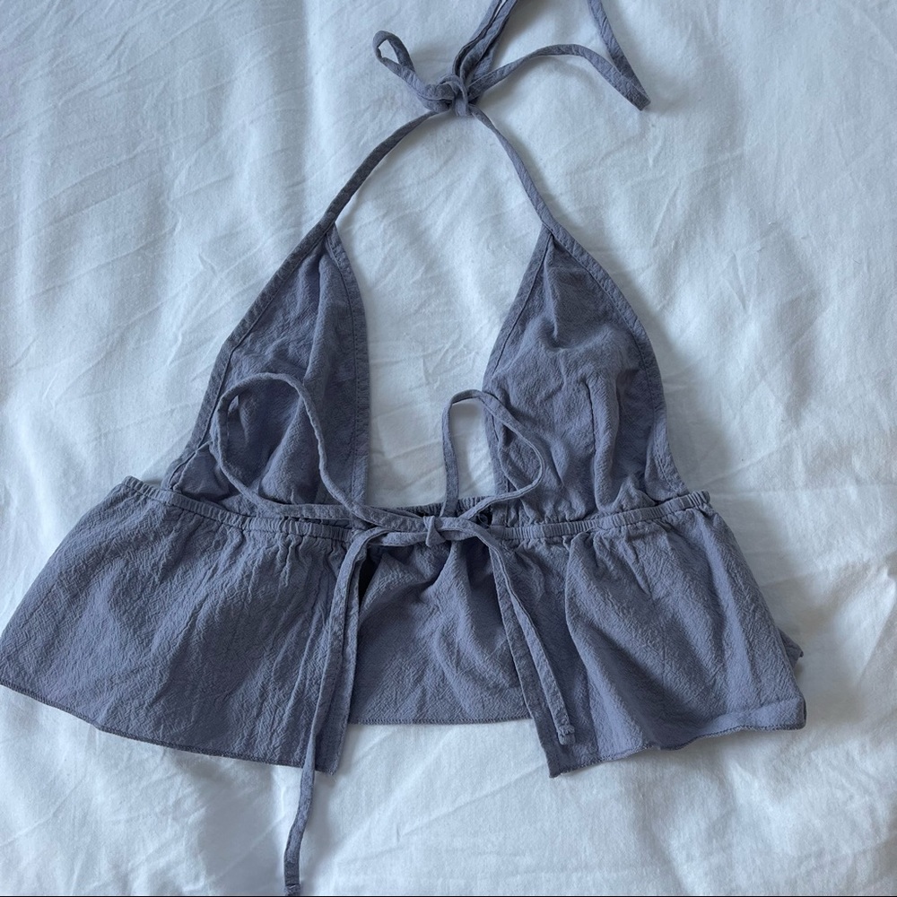 Halter Top with Ruffles - Picture 3 of 3